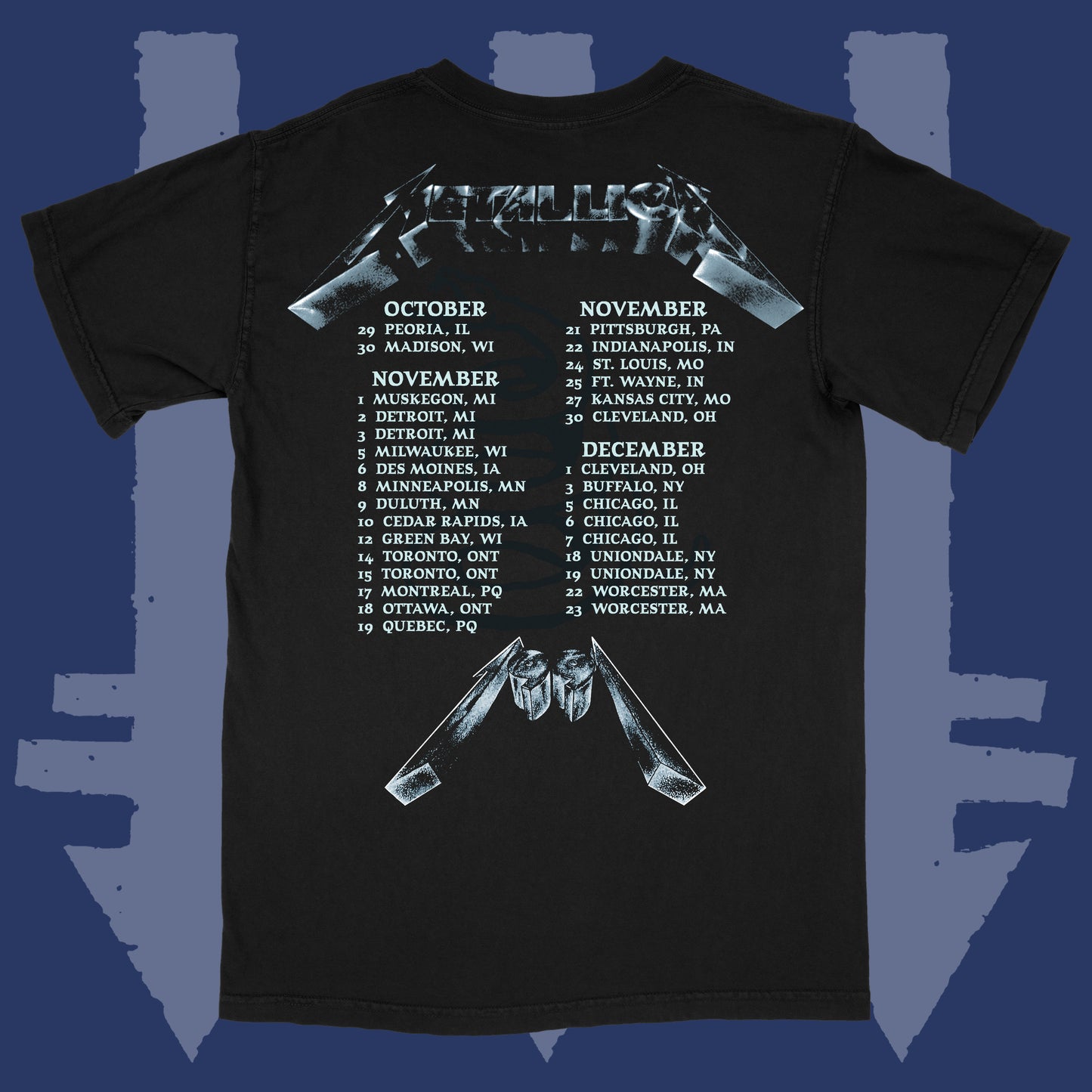 T'allica 1991 Black Album Tour T-Shirt