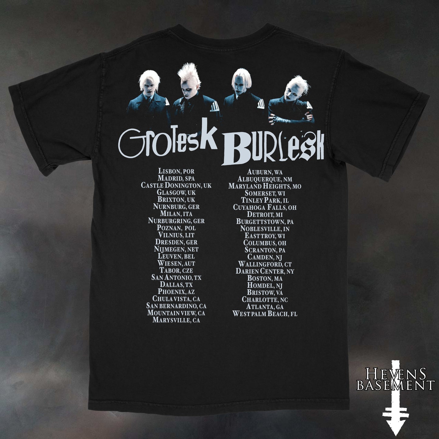 Manson Grotesk Burlesk 2003 Tour T-Shirt LIMITED TO 25