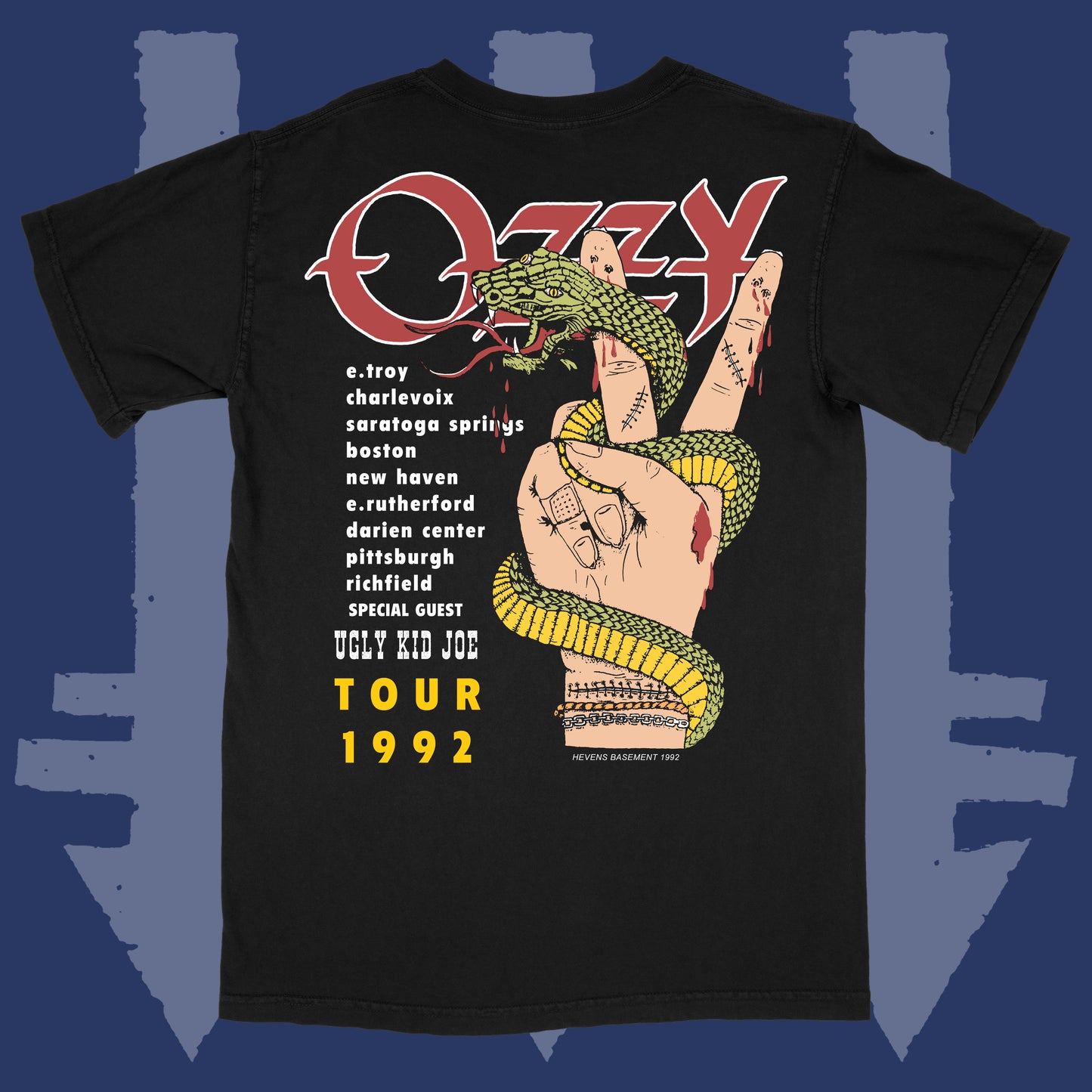 Ozzy No More Tears Tour 1992 T-Shirt