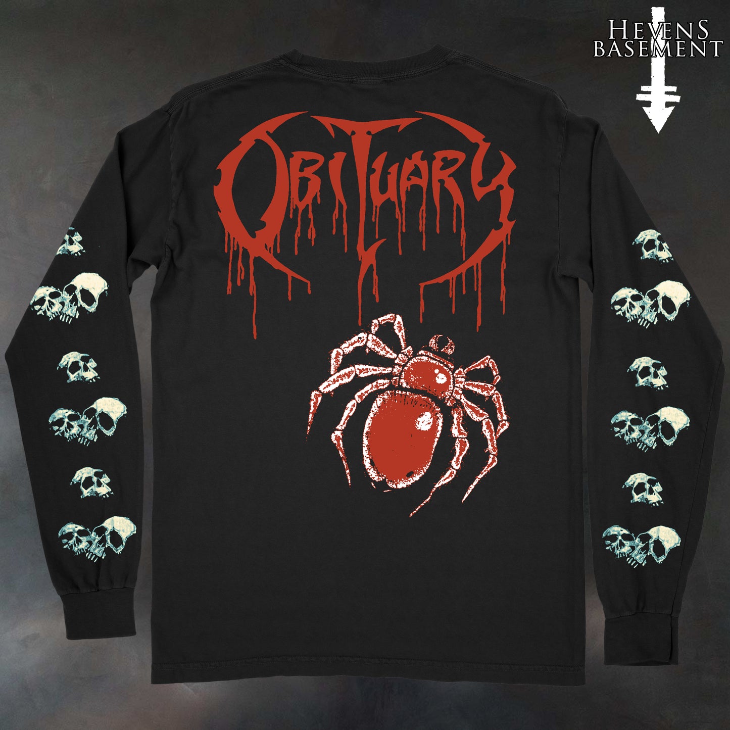 Obituary Pile Of Skulls 1991 Long Sleeve LIMITED TO 50