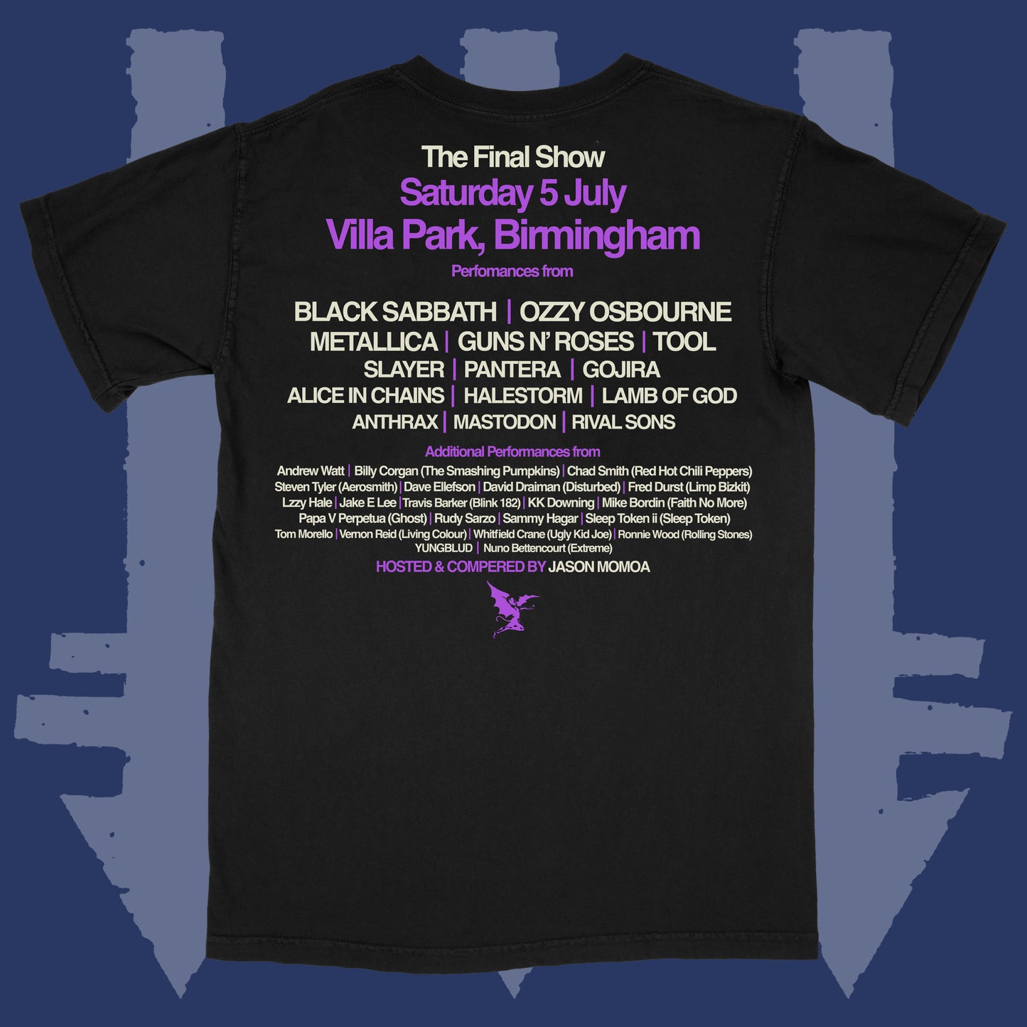 Sabbath Final Show Concert 2025 Black T-Shirt