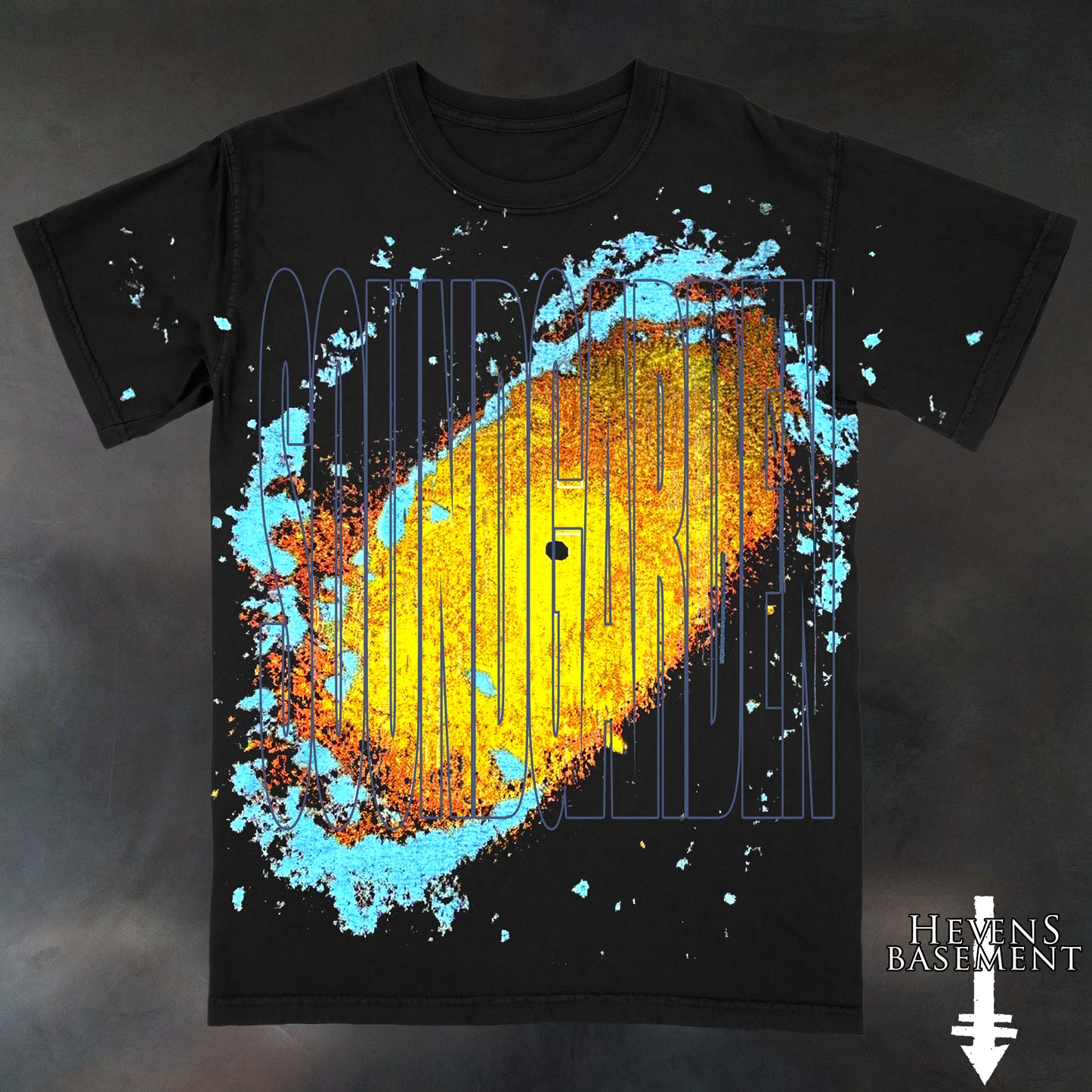 Soundgarden Black Hole Sun 1994 AOP Vintage Wash T-Shirt Limited to 35 Total