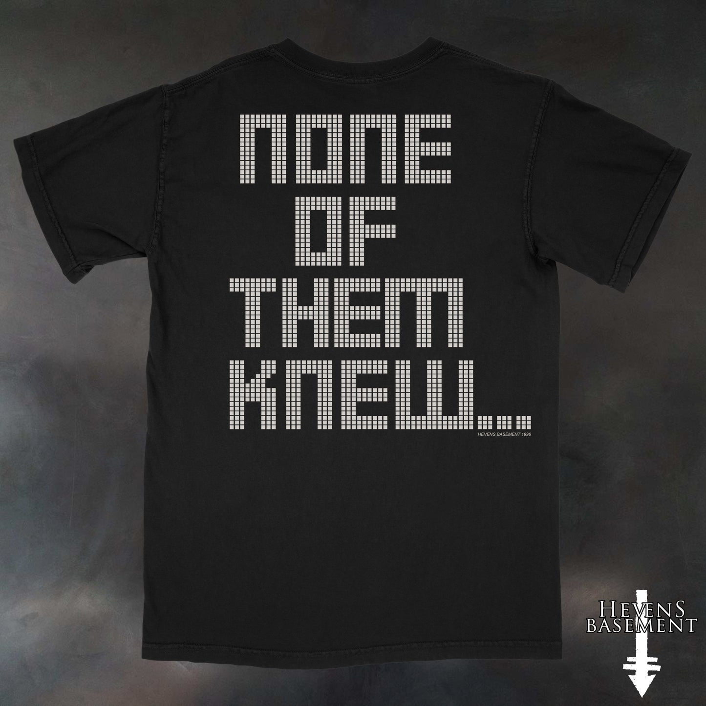 Mr Bungle None Of Them Knew 1999 Textured INK T-Shirt - Pre-Order Until 6.15