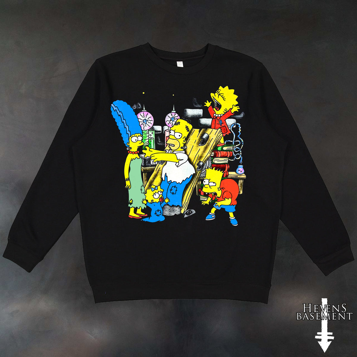 Franken Homer 1998 Black Sweater