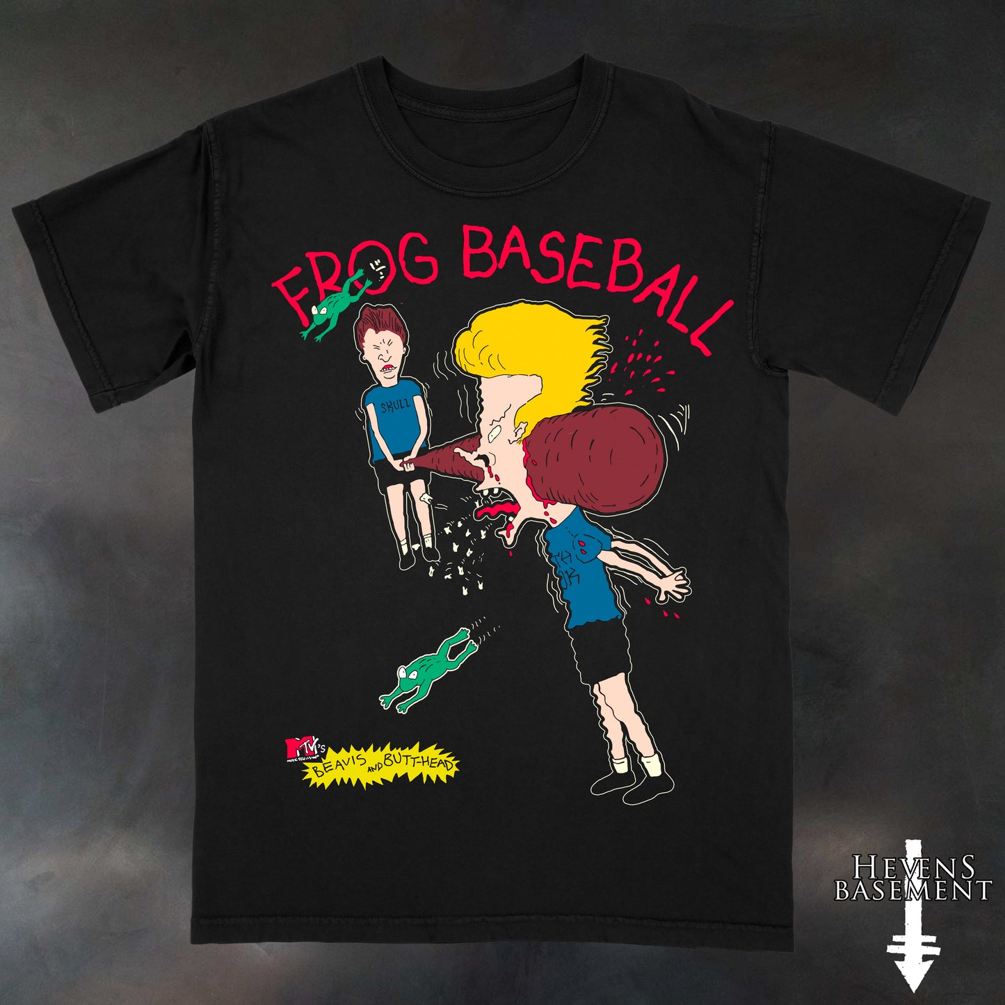 Beavis + Butthead Frog Baseball 1995 T-Shirt Limited to 25 Total