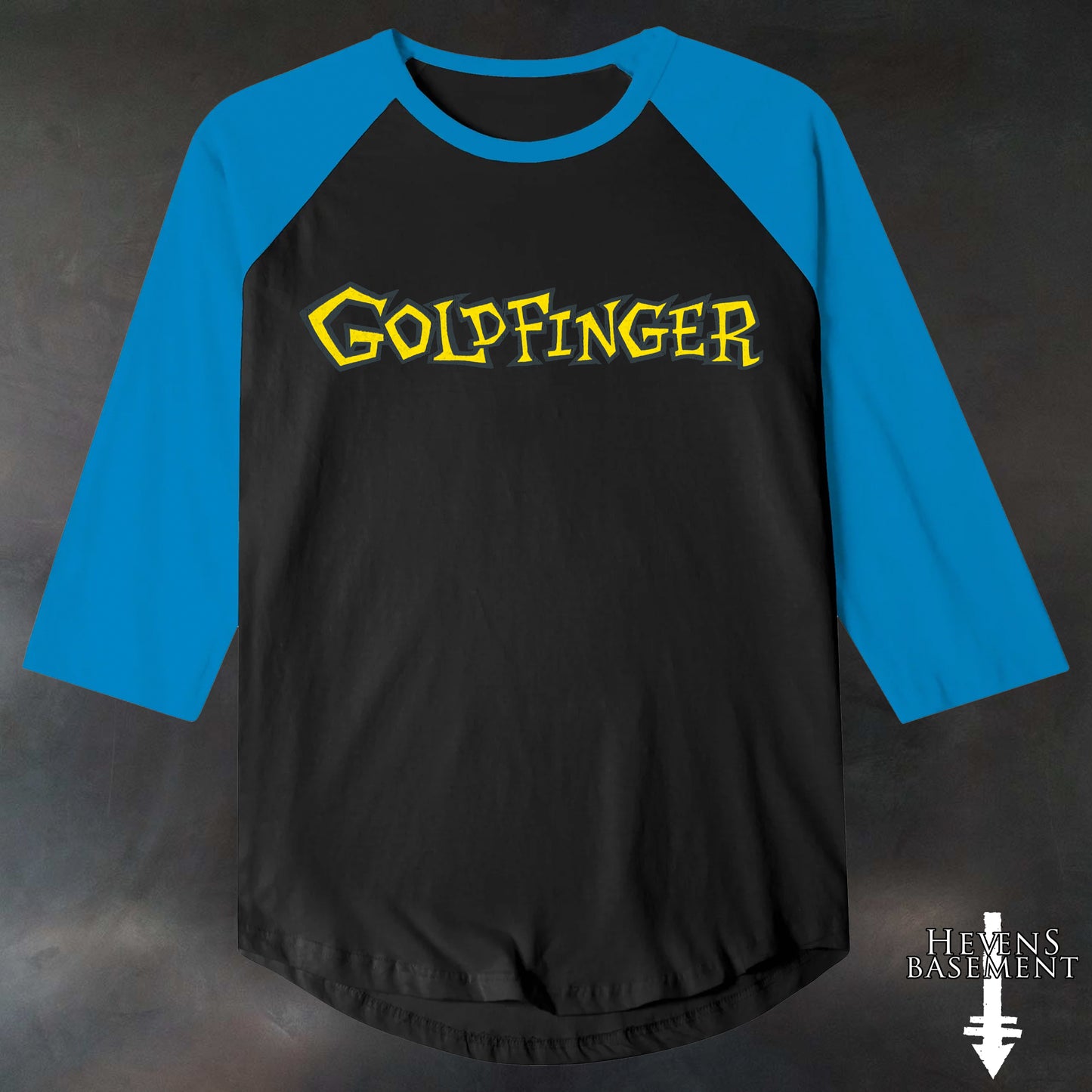 Goldfinger 1995 Blue/Black Raglan T-Shirt - Pre-Order