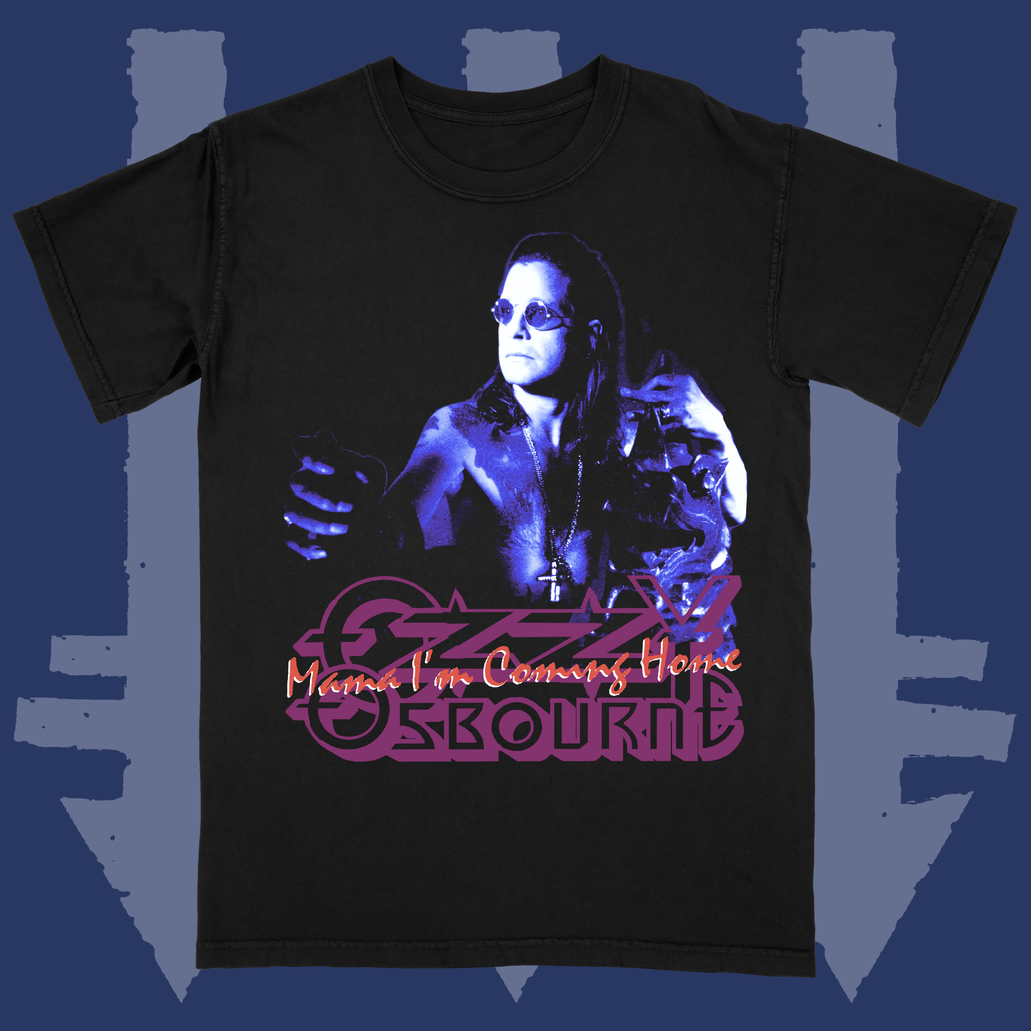 Mai様omskwht Ozzy Mama, I'm Coming Home 1991 T-Shirt – Hevens Basement