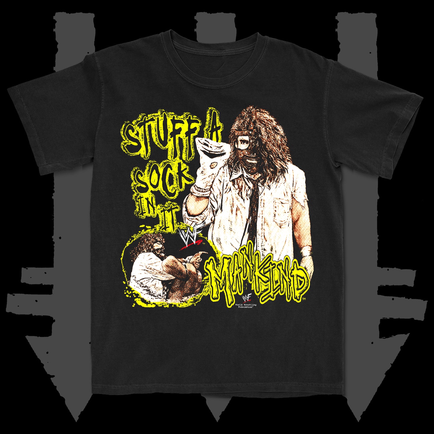 Mankind Stuff A Sock In It 1999 T-Shirt