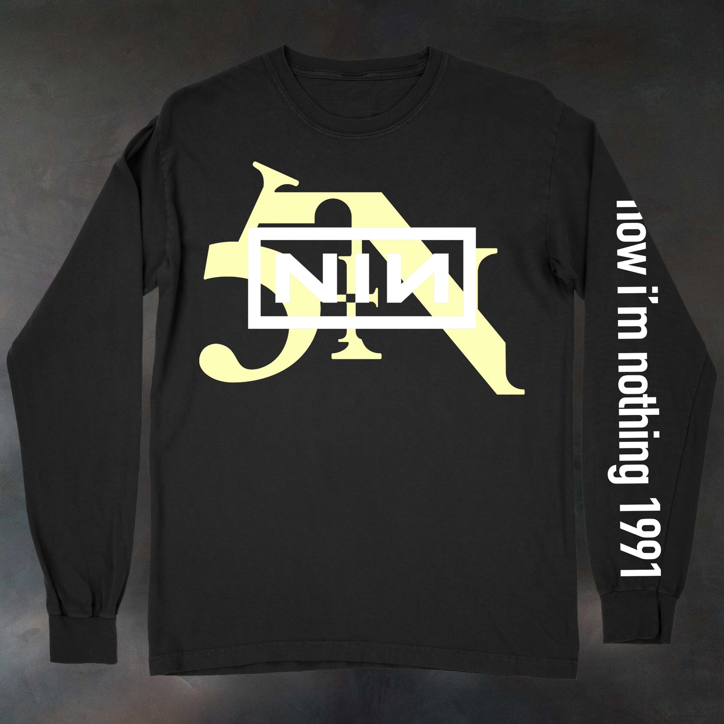 NIN now i'm nothing **GLOW IN DARK Long Sleeve