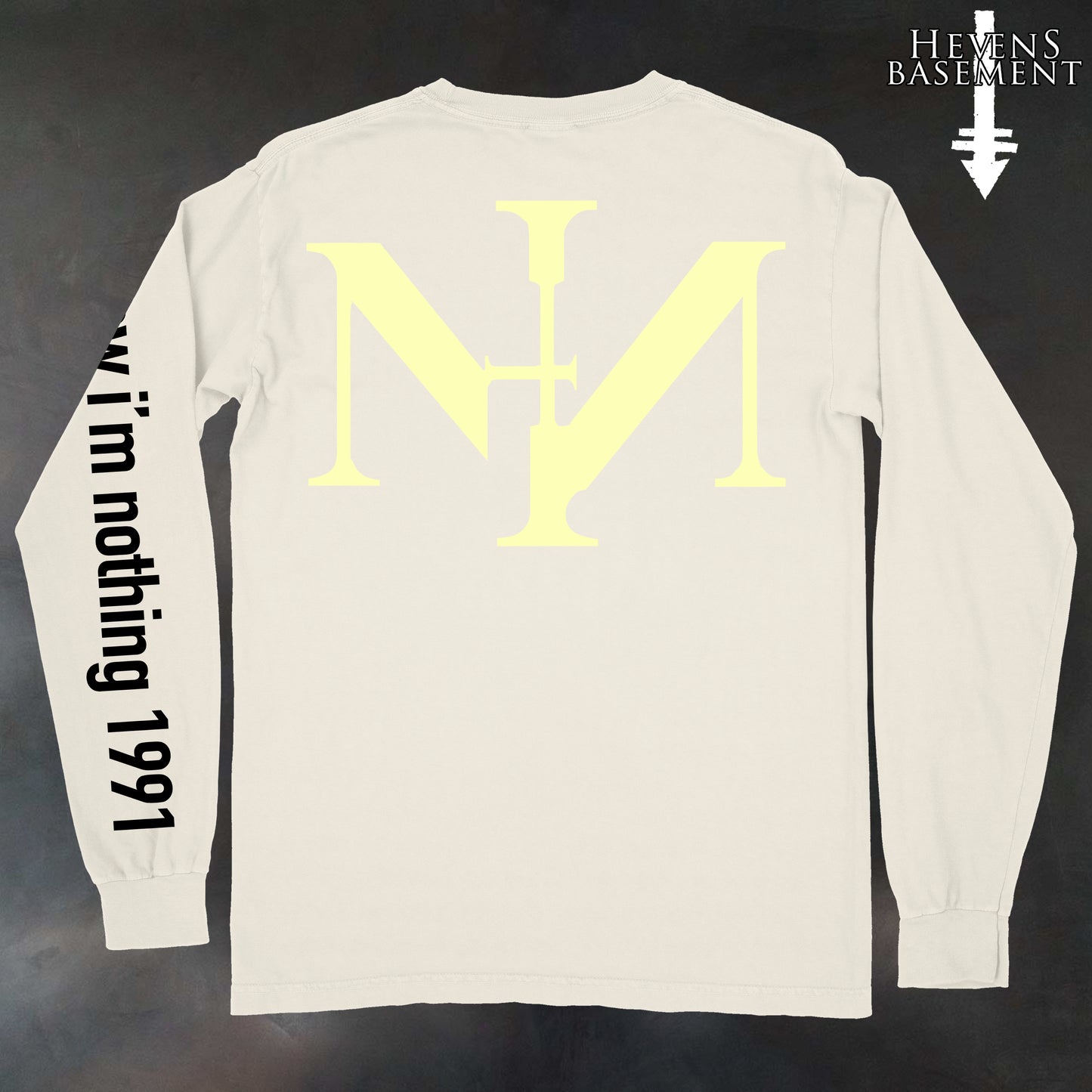 NIN now i'm nothing **GLOW IN DARK Long Sleeve