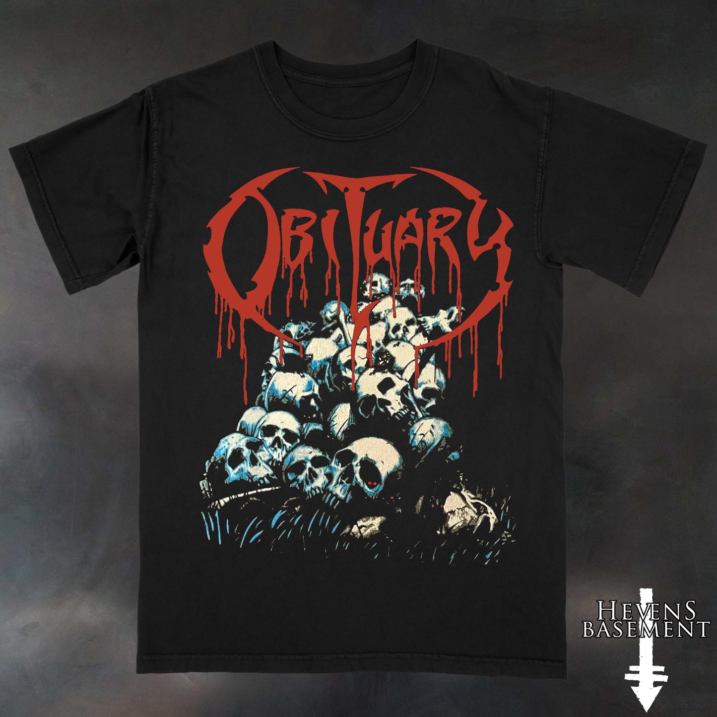 Obituary Pile Of Skulls 1993 T-Shirt LIMITED TO 50