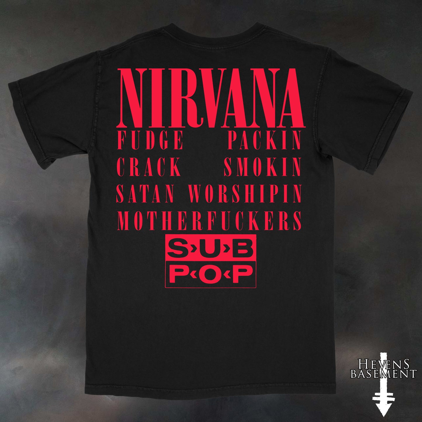 Sub Pop T-Shirt Black or Ivory
